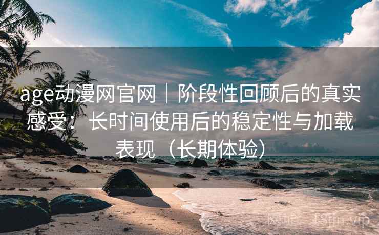 age动漫网官网｜阶段性回顾后的真实感受：长时间使用后的稳定性与加载表现（长期体验）