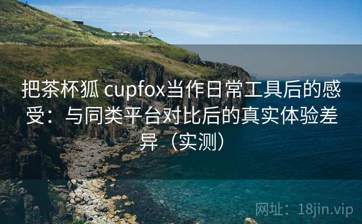 把茶杯狐 cupfox当作日常工具后的感受：与同类平台对比后的真实体验差异（实测）