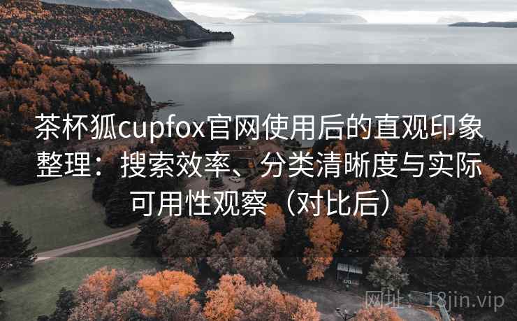 茶杯狐cupfox官网使用后的直观印象整理：搜索效率、分类清晰度与实际可用性观察（对比后）