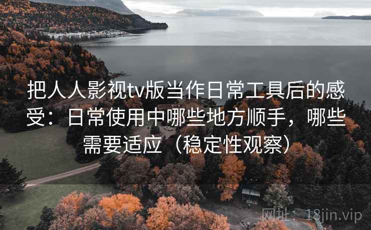 把人人影视tv版当作日常工具后的感受：日常使用中哪些地方顺手，哪些需要适应（稳定性观察）