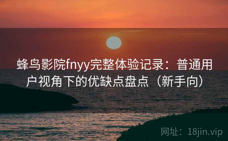 蜂鸟影院fnyy完整体验记录：普通用户视角下的优缺点盘点（新手向）