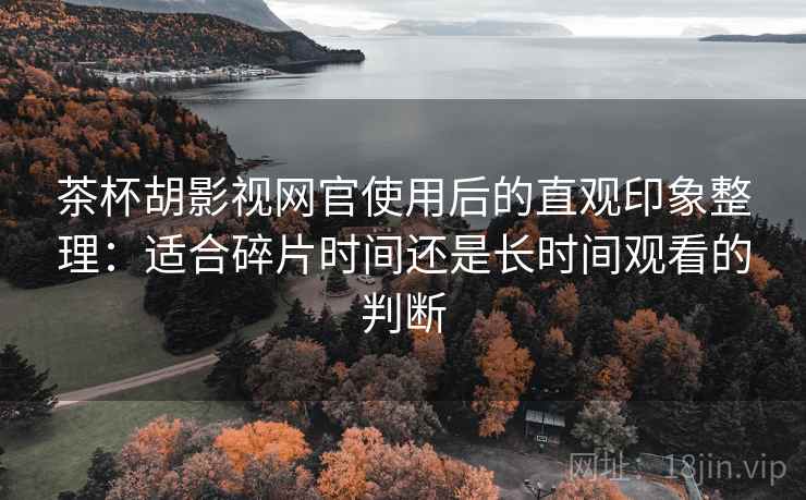 茶杯胡影视网官使用后的直观印象整理：适合碎片时间还是长时间观看的判断