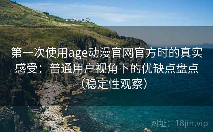 第一次使用age动漫官网官方时的真实感受：普通用户视角下的优缺点盘点（稳定性观察）